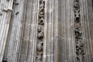 valencia seidenbörse gebäude lonja de la seda flachreliefskulpturen foto