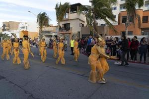 la paz, mexiko - 22. februar 2020 - traditioneller baja california karneval foto