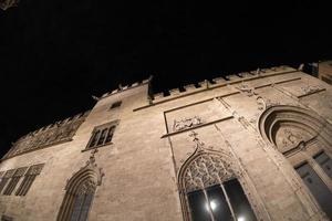 valencia seidenbörse gebäude lonja de la seda gebäude bei nacht foto