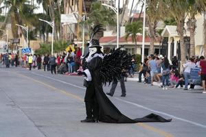 la paz, mexiko - 22. februar 2020 - traditioneller baja california karneval foto