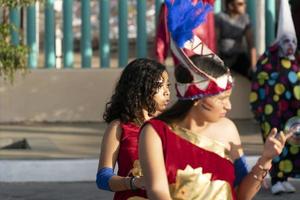 la paz, mexiko - 22. februar 2020 - traditioneller baja california karneval foto