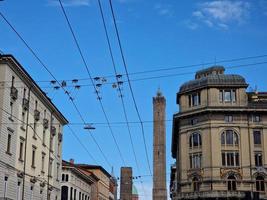 bologna piazza maggiore platz blick foto