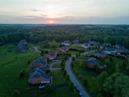 Luftaufnahme der Maryland County Houses foto