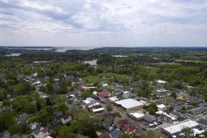 st. michaels maryland chespeake bay luftbild panorama foto