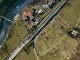 a7 autobahn mailand nach genua luftbild foto