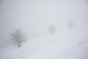 Winterlandschaft in den österreichischen Alpen foto