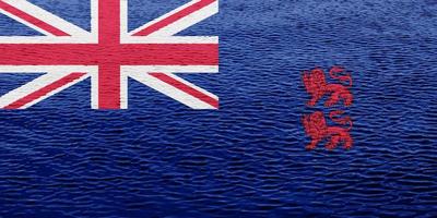 flagge des britischen überseegebiets der offiziell souveränen basisgebiete von akrotiri und dhekelia auf einem strukturierten hintergrund. Konzept-Collage. foto