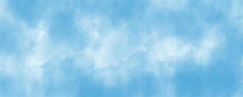 abstrakter blauer Himmel Aquarellhintergrund, Illustration, Textur für Design