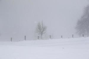 Winterlandschaft in den österreichischen Alpen foto