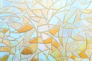 Buntglas mit Art-Deco-Mosaik foto