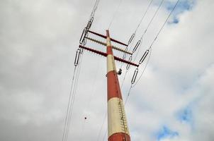 Ansicht des elektrischen Pols foto