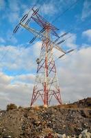 elektrische Hochleistungsleitung foto