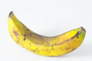 Banane auf weißem Hintergrund foto