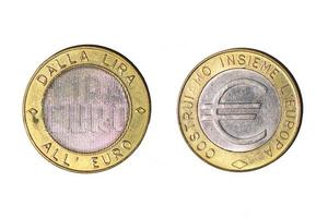 von der Lira zum italienischen Euro-Token foto