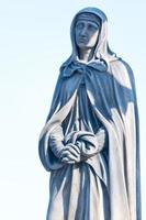 Statue auf der Carlo-Brücke in Prag foto