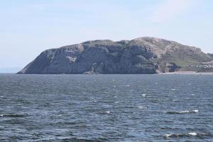 ein blick auf die küste von nordwales in der nähe von llandudno foto