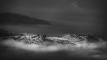 morgendlicher Blick auf die erwachende Landschaft foto