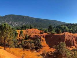 französische colorade ocres de rustrel in frankreich 9 foto