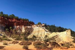 französische colorade ocres de rustrel in frankreich 3 foto