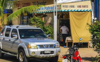 puerto escondido oaxaca mexiko 2022 malerische aussicht touristenstraße palmenstadt zicatela puerto escondido mexiko. foto