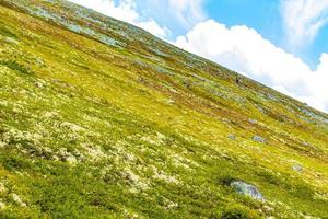 wunderschönes berg- und landschaftsnaturpanorama rondane nationalpark norwegen. foto