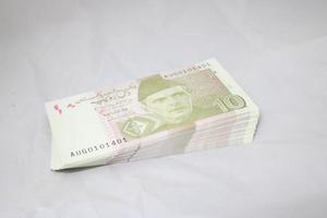 10 Rupien pakistanische Geldscheine foto