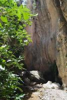 Avakas-Schlucht. schöne schlucht in zypern. foto