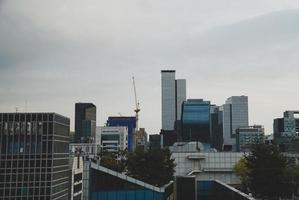 Wohnungslandschaft in Seoul, Korea foto