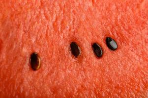 detaillierte Nahaufnahme des Wassermelonenhintergrunds foto