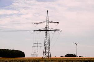 Ansicht des elektrischen Pols foto