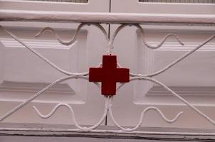 Rotes Kreuz-Detail foto