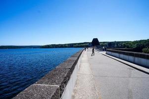 malerische straßenansicht in schweden foto