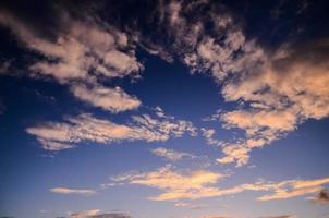 bewölkter himmel nahaufnahme foto