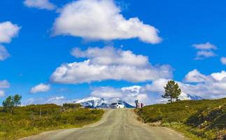 rondane innlandet norwegen 2015 wunderschönes berg- und landschaftsnaturpanorama rondane nationalpark norwegen. foto