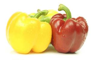 rote und gelbe Paprika