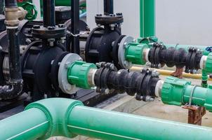 grünes Wasserleitungssystem
