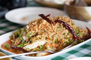 scharfes thailändisches Essen foto
