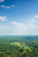 Wald- und Landwirtschaftsgebiete in Thailand foto