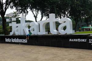 Jakarta, Indonesien im August 2022. Besucher, die Flora und Fauna lieben, besuchen die Ausstellung Flona 2022 auf dem Banteng-Feld im Zentrum von Jakarta. foto