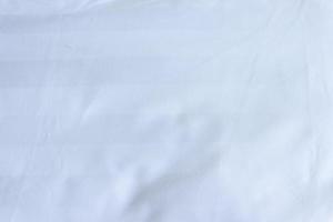 weißes Bettlaken für Textur oder Hintergrund foto