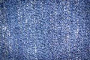 Nahaufnahme des blauen alten Handtuchs für Textur oder Hintergrund foto