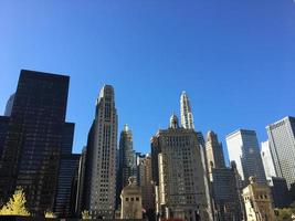 chicago-stadt in den usa foto