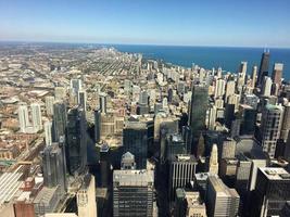 chicago-stadt in den usa foto