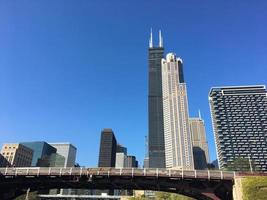 chicago-stadt in den usa foto