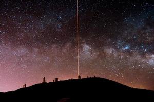 Sterne in der Nacht foto