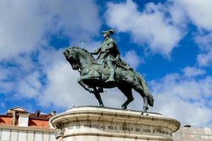 Statue in Lissabon, Portugal foto