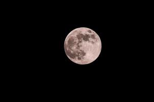 Mond in der Nacht foto