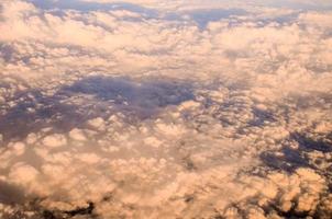 Wolken von oben foto