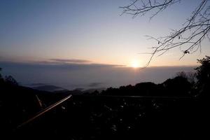 Sonnenaufgang am Morgen foto