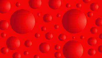 roter Farbverlauf abstrakter Illustrationshintergrund mit Bällen foto